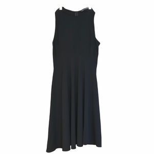 Zara Black Sleeveless Skater Dress Size XS